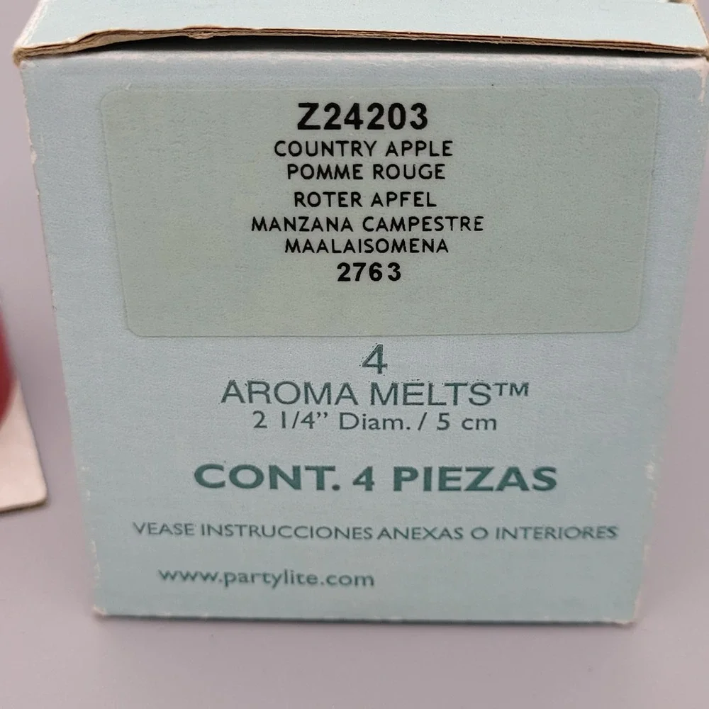 PartyLite Country Apple Aroma Melts Set of 3 Wax Melts Z24203 - Picture 2 of 5